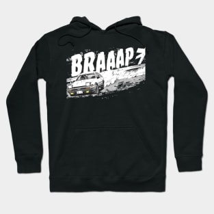 Initial D - Mountain Drift Racing Takumi Fujiwara's Toyota AE86 braap Hoodie